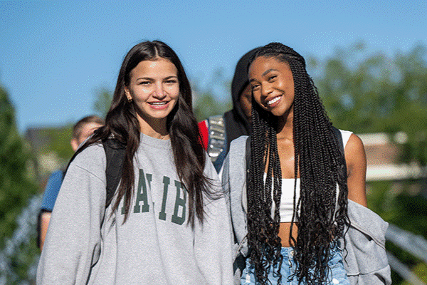 Two female students