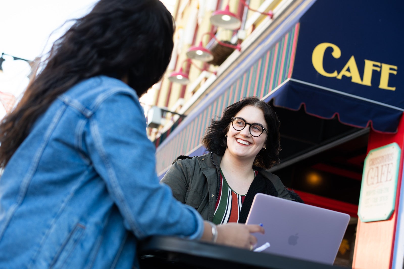 Scott College Students At a Cafe