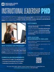 instructional leadership flyer image.